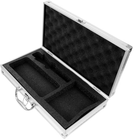 Abaodam Wireless Mikrofon Tragekoffer Hartschalenkoffer Mit Schaumstoffeinlage Für Kabellose Mikrofone Stoßfest Und Tragbar Für Reisen Und Ktv-Events