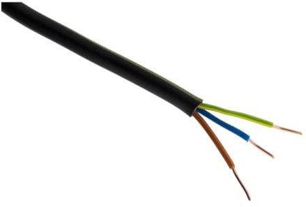 Zenitech Câble d'alimentation électrique U-1000 R2V 3G2,5mm² - 3m