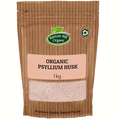 Organic Psyllium Husk 1kg by Hatton Hill Organic