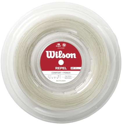 Wilson Unisex – vuxen repel 17 rulle (natural) tennis sträng tennissträngar, naturlig, 17 g