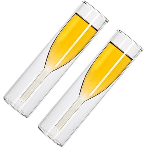 ULTECHNOVO 2Pezzi Coppa Da Trasparente Bicchieri Per Cocktail Decorazione Per Feste Tema Per Amanti Del Vino e Speciali