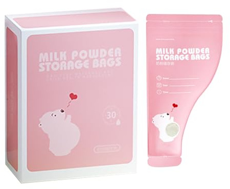 Stockage Des Laits Maternels - 30 Pochettes Anti-fuite, Stockage Des Laits Maternels, Collection De Pochettes 30 Pièces | Sac De Laites Poudre De 50g, Accessoire Réutilisable Facile À Ranger Pour Les