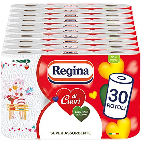Regina di Cuori Küchenpapier, 30 Rollen
