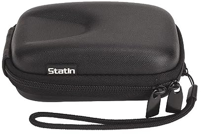 AFGRAPHIC Kompaktkameratasche Wasserdicht Stoßfest Schwarz Hardcase Tasche mit Gürtelschlaufe für Sony Cyber-Shot DSC W810 Digitalkamera, Schwarz , Kameratasche