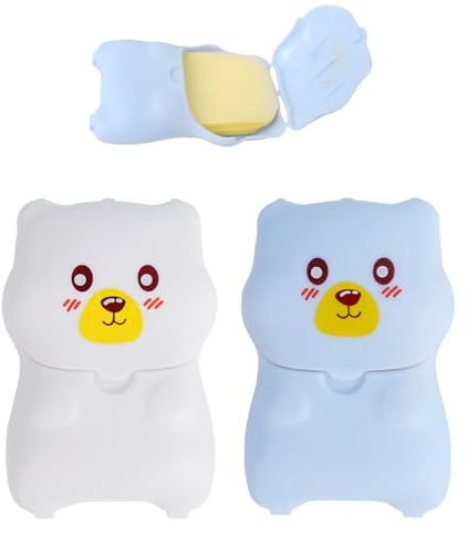 2 Boxen Seifenblätter für Unterwegs, Einweg Reisen Papier Seife, Seifenblätter mit Box, Mini Sachen als Reise Gadgets Travel Essentials Urlaub Must Haves, 100 Stück Pro