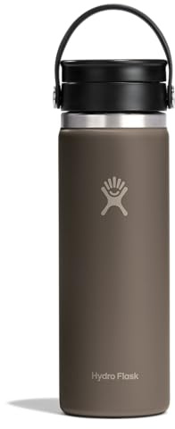 Hydro Flask Flex Sip Coffee Tumbler – Insulated Stainless Steel, Non Spill, Leak Proof Travel Coffee Cup 20 Oz Sandpiper