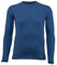 Carhartt Base Layer Men's Force Lightweight Stretch Grid Base Layer Crewneck Top Tall, Dark Blue, Large