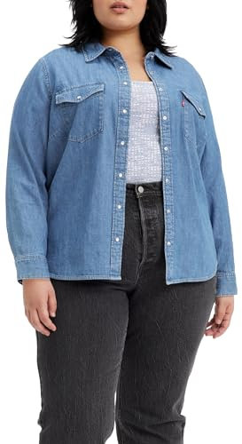 Levi's Damen Plus Size Essential Western Hemd, Going Steady 5, 1XL