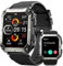 HOFIT Smartwatch mit Telefonfunktion, Geburtstagsgeschenk Herren, Fitnessuhr Herren, IP68 Wasserdicht Sportuhr, 123+ Sportmodi, Fitness Tracker Smart Watch für Android iOS
