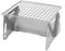 NUZAMAS Stainless Steel Grill Portable Mini Camping Grill Round Charcoal Grill Outdoor Camping Tool for Picnic Hiking Cooking BBQ