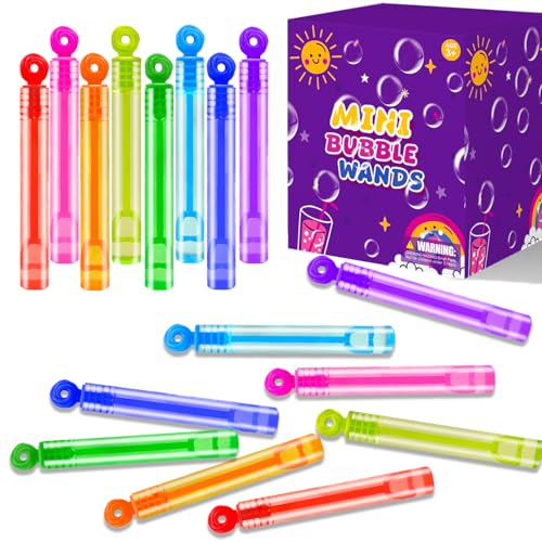 Bubbles Party Favors Supplies for Kids,20-300 Pack Mini Bubble Wand Toy for Toddler, Small Goodie Bag Stuffer Camping Outdoor, Preschool Kindergarten Graduation End of The Year School Students Gifts