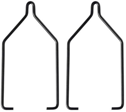 MiOYOOW Reptilien Klemmlampenhalterung, 2-teiliger Reptilien Lampenaufhängerhalter, Abnehmbarer Terrarium Lampen Befestigungsclip für 5,5-8,5 Zoll Große Lampenschirme