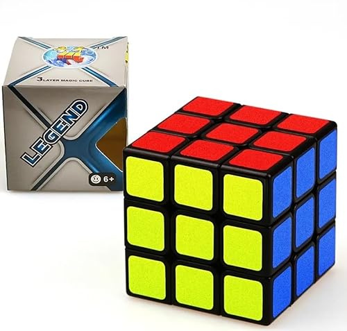 ONE SHOP pussel kub 3x3 original magisk version (senaste generationen) snabb och smidig giftfritt hållbart material för vuxna och tonåringar superhållbart pussel mental träning
