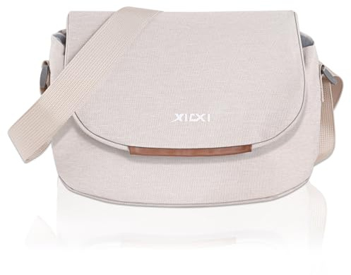 Hainue Sac Appareil Photo SLR,Crossbody Bandoulière Housse de Protection pour Appareil Photo,Sac Photographe avec Rembourrage Intégré est Compatible avec Canon/Sony/Nikon (Beige)