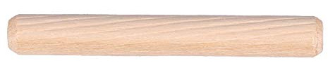 Jeanoko Goupilles Rondes Cannelées en Bois pour L'assemblage de Planches de Bois, 50 Pièces M8 * 30/40/50/60 Mm, Tiges Artisanales Fiables et Faciles à Utiliser pour les Amateurs de Menuiserie (M8 *