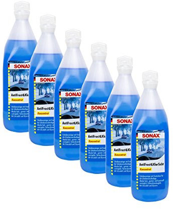 SONAX 6X 03321000 AntiFrost&KlarSicht Konzentrat Frostschutz Citrusduft 250ml