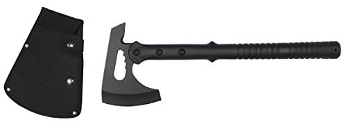 Mfh Tomahawk, Tactical, con manico in ABS, fodero in nylon