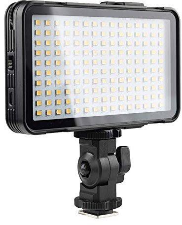 Godox LEDM150 LED-Videoleuchte, LED Video Light 5600K Dimmbare, TLCI 94+ und Lithium Batterie für Smartphones und DSLR Kamera