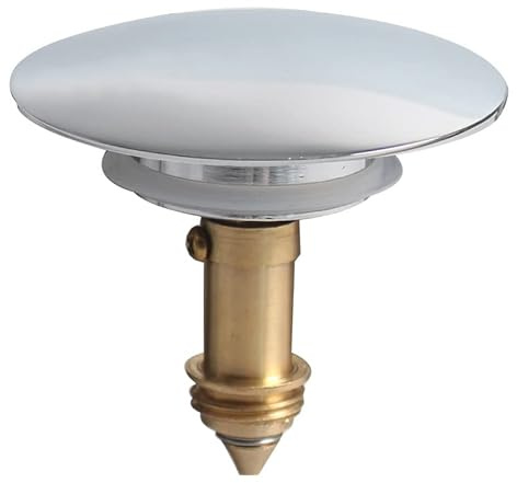 Talea 66 mm avloppssats handfat mässing popup avloppsventil avloppssats med slitsar avloppssatser – förkromad mässing QS641C001