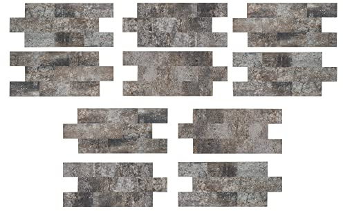 Aspect Peel and Stick Collage Tile in Ancient Cork (2 pc per Pack/5 Pack)