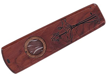 Wood Kazoo, Flute Wooden Play Guitar Ukulele Accompaniment Harmonica Diaphragm Wind Instrument Sportinggoods Flute, Flute(Rosewood¡ê?
