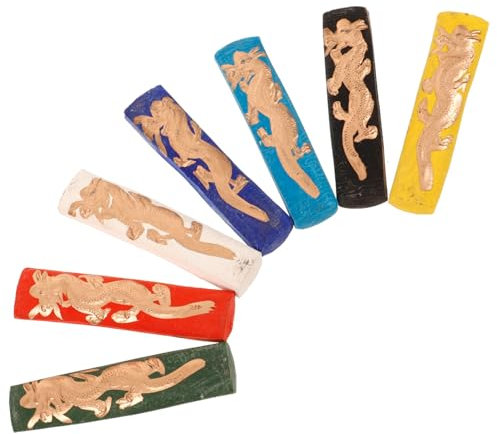 Tofficu 7stücke Teiliges Chinesischer Kalligraphie Tintenblock Handgefertigte Tintenstifte Für Zeichnen Und Schreiben Traditioneller Kalligraphie Tintenstick Für Kreative Anwendungen