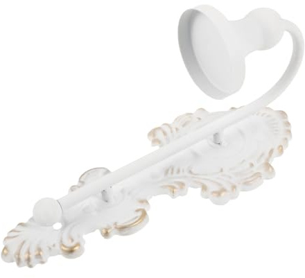 NOLITOY Portavelas de Pared de Hierro Europeo Resistente y Decorativo Soporte Mural para Velas Diseño Vintage Elegante para Ambiente Cálido y Romántico Hogar y Jardín
