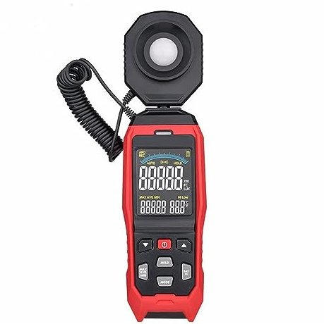 Digital Ljusmätare Fotografi Luxmeter Löstagbar Sond Illuminometer Lux/Fc Fotometer Tester Mätverktyg
