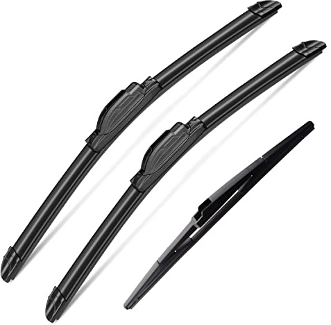 3Pcs Windshield Wiper Blades for Toyota Prius 2010 2011 2012 2013 2014 2015, Original Equipment Premium All Weather Wiper Blades for My Car- 26/19/16A (Pack of 3) J- HOOK
