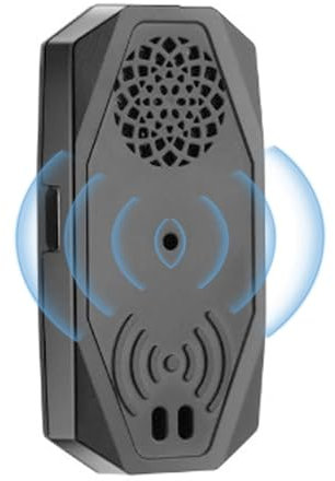 DMAIS Allarme per portiera auto, allarme wireless ABS, facile installazione, comodo e pratico, allarme per porte di veicoli, forte volume rapido garantito sicurezza antifurto per autoveicoli, camion,