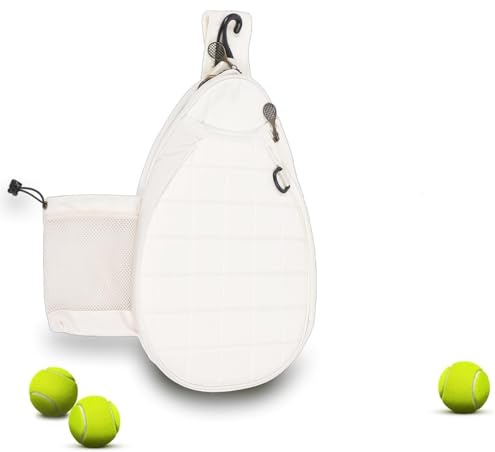 Ejoyous Bolsa de Tenis, Bolsa de Tenis Bolsa para Raqueta de Tenis Mochila de Tenis Ligera Bolsa de Hombro Acolchado de Espuma de Gran Capacidad Paleta de Pickleball Separación Seca y