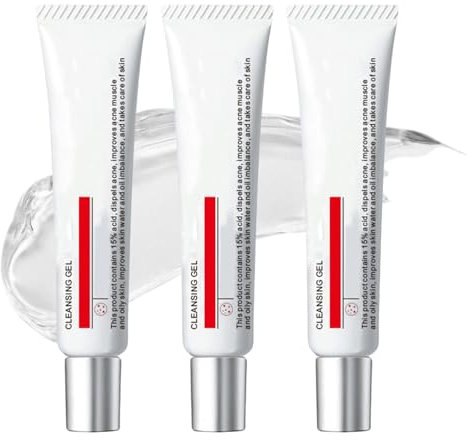 3pcs 15% Acid Acne Tratment Gel - Spot Treatment for Face - Anti Acne Gel For Spot Prone Skin - Face For Pimple Reduce,Blackhead Remover - Hydrate,Bright,Smooth Skin