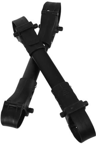 BESPORTBLE Conector Doble para Cochecito de Ñiño Negro de Aluminio, 2 Piezas Resistentes para Unir Cochecitos Individuales en Doble, Adecuado para Uso al Aire Libre
