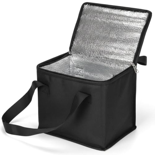 Small Cooler Bag, Cool Bag Small, Ice Box For Food Travel 22x17x14cm | Compact 22x17x14cm Design, Office Lunch Transport, Outdoor Activities, Food Delivery Services, Picnic Outings.