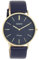 Oozoo Vintage Damen Uhr dunkelblau/Gold - Armbanduhr Damen mit 20mm Lederarmband - Analog Damenuhr in rund C20329