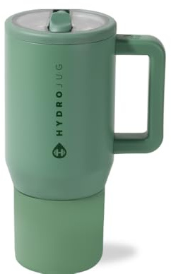 HydroJug Kids - 20 oz Insulated Kids Water Bottle with Flip Straw & Handle | Leak-Proof & Durable | Perfect for School, Sports, Lunch, Travel & Camp, Sage