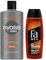 Syoss Shampoo Men Power (1x 440 ml) kräftigendes Herren Shampoo mit Koffein & Power-Boost & Fa Men Duschgel Red Cedarwood (1x 250 ml) Duschpflege mit 2in1 Formel reinigt Körper & Haar