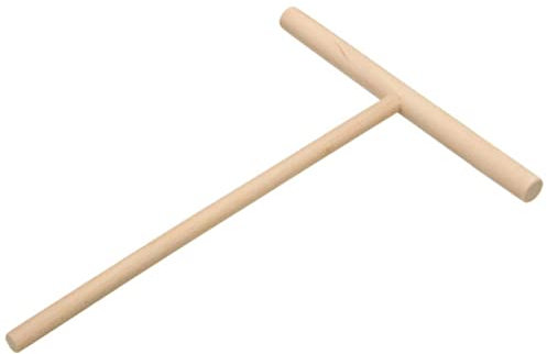 Alipis Wood Crepe Pancake Spreader Dough Distributor for Fry Pan Wooden Kitchen Utensil for Pancake Making