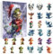 Dinosaurier Adventskalender 2024 für Kinder, 24 Tage Acryl Dinosaurier Weihnachts Countdown Kalender, Drachen Adventskalender zum Aufhängen, Niedliche Dinosaurier Anhänger