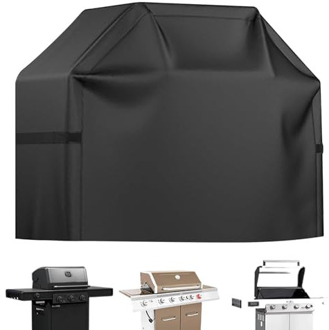 Cubierta para barbacoa al aire libre – Cubierta para barbacoa de 58 pulgadas de alto rendimiento para barbacoa al aire libre – Cubierta impermeable para barbacoa barbacoa 420D Heavy Duty para la