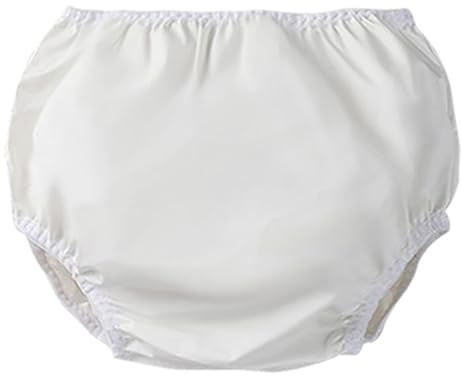 Mutande per bambini in EVA, a prova di perdite, con strato impermeabile, mantiene il bambino asciutto e accogliente, pantaloni da allenamento, bianco, M