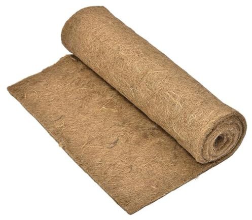 WEKADRIN Tappeto in Fibra di Juta per Rettile Materassino Traspirante e Tagliabile per Letto e Box Compostaggio per Allevamento e Comfort Animali