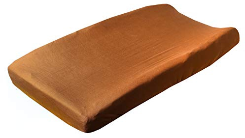 Copper Pearl Premium Knit Changing Pad Cover Soft, Stylish, and Universal Fit for All Standard Diaper Changing Pads, Trendy Design Changing Pad Covers, Camel
