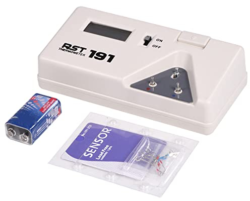 Termometro con Punta in Ferro, 191 Tester di Temperatura per Saldatura Termometro con Punta per Saldatore Elettrico Strumento per Display Digitale, Parti e Accessori