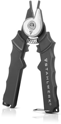 STAHLWERK MIG MAG Düsenzange 15-18 mm 4-in-1 Schweißzange | Spezialzange für Schweißbrenner zum Kappen von Schweißdrähten, Reinigen, Lösen, Ab- und Festziehen von Düsen