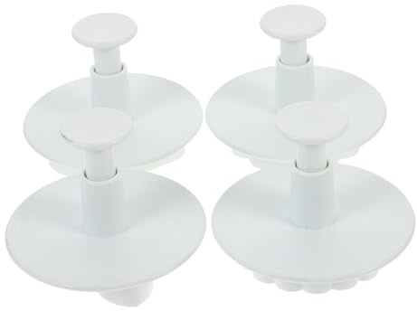 OKUMEYR 4piezas Molde Para Hornear Galletas Reutilizable De Cortadores De Galletas Forma De Flor Herramienta De Repostería Para y Fiestas Para Crear Adorables