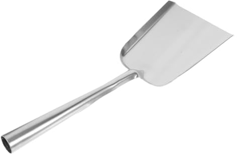 CIYODO Stainless Steel Ash Shovel for Fireplace Medium Coal and Dust Pan Tool Heavy Duty Fire Pit Accessory Easy to Clean Multifunctional Garden and Home Use
