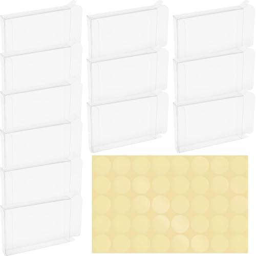 ZHUROUPU Klart fodral fodral fodral för N64 spel patron för Nintendo NUS-001, 12 st bärbar genomskinlig spelskyddslåda dammsäker reptålig (116 x 75 x 20 mm/4,5 x 2,9 x 0,7 tum)