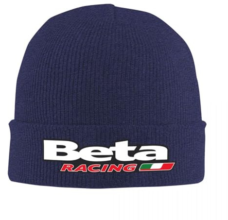 UKHQFED Cappello Lavorato a Maglia con Disegno Stampato Beta Racing per Le Donne Uomini Berretti Cappello Invernale Caldo Melone Berretto Accessori per Il Tempo Libero Regalo Personalizzato