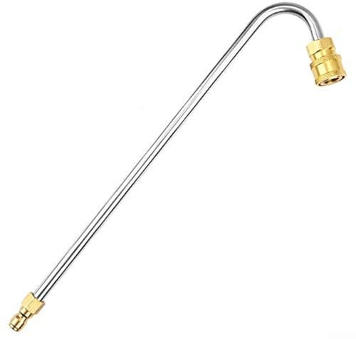 Bacchetta pulitore per grondaie da 33 cm per idropulitrice ad alta pressione, strumento di connessione rapida per la pulizia di tetti e grondaie